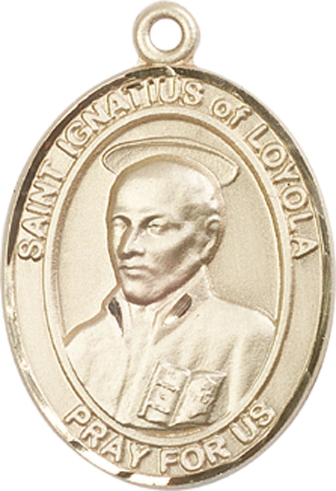 14kt Gold Saint Ignatius of Loyola Medal