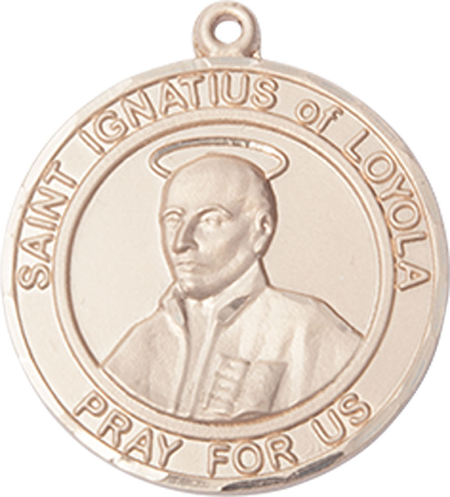 14kt Gold Saint Ignatius of Loyola Medal