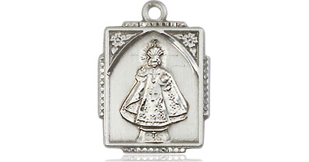 Sterling Silver Infant of Prague Medal