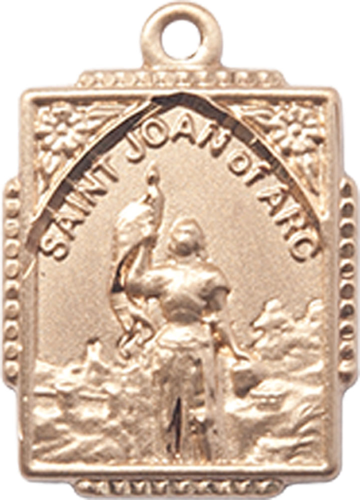 14kt Gold Filled Saint Joan of Arc Medal