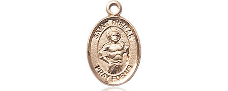 14kt Gold Saint Dismas Medal