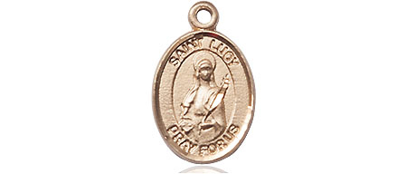 14kt Gold Saint Lucy Medal