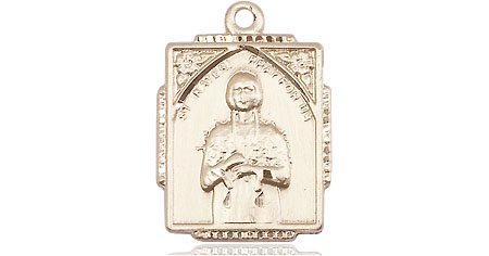 14kt Gold Filled Saint Kateri Tekakwitha Medal