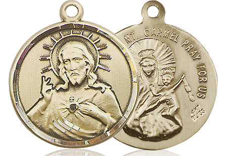 14kt Gold Scapular Medal