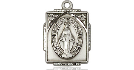 Sterling Silver Miraculous Medal - With Box