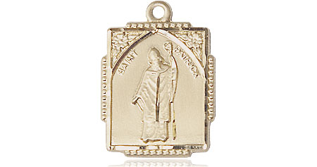 14kt Gold Filled Saint Patrick Medal