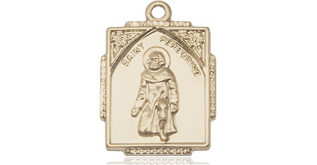 14kt Gold Filled Saint Peregrine Medal