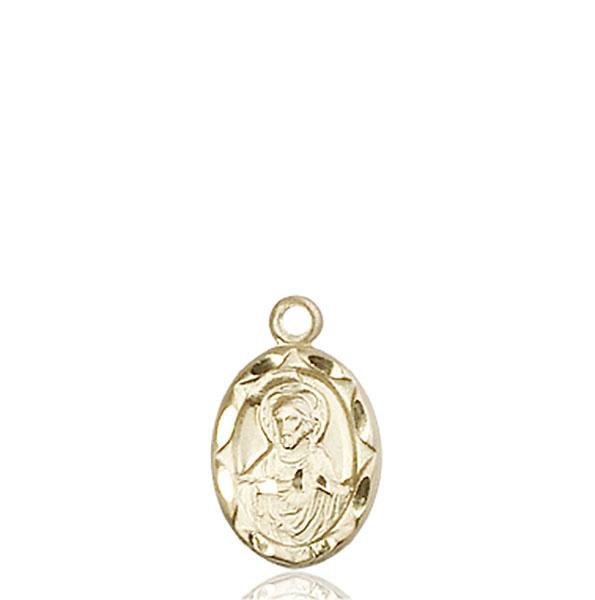 14kt Gold Scapular Medal