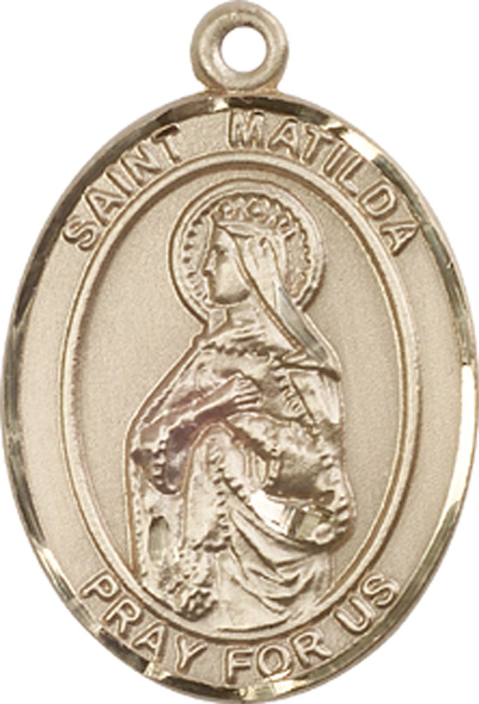 14kt Gold Saint Matilda Medal