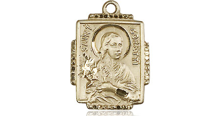 14kt Gold Filled Saint Maria Goretti Medal