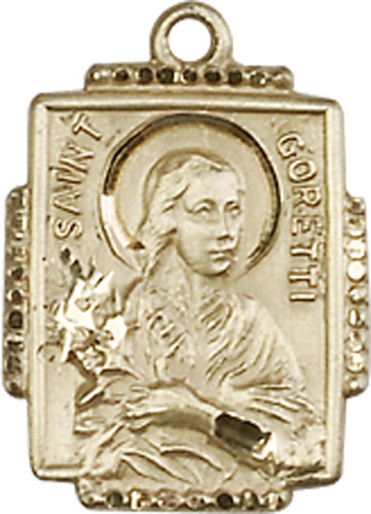 14kt Gold Filled Saint Maria Goretti Medal