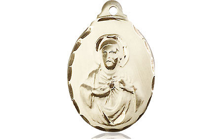 14kt Gold Scapular Medal