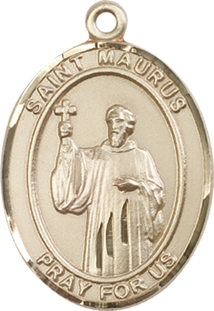 14kt Gold Saint Maurus Medal