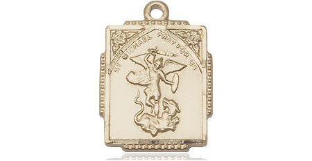 14kt Gold Filled Saint Michael the Archangel Medal