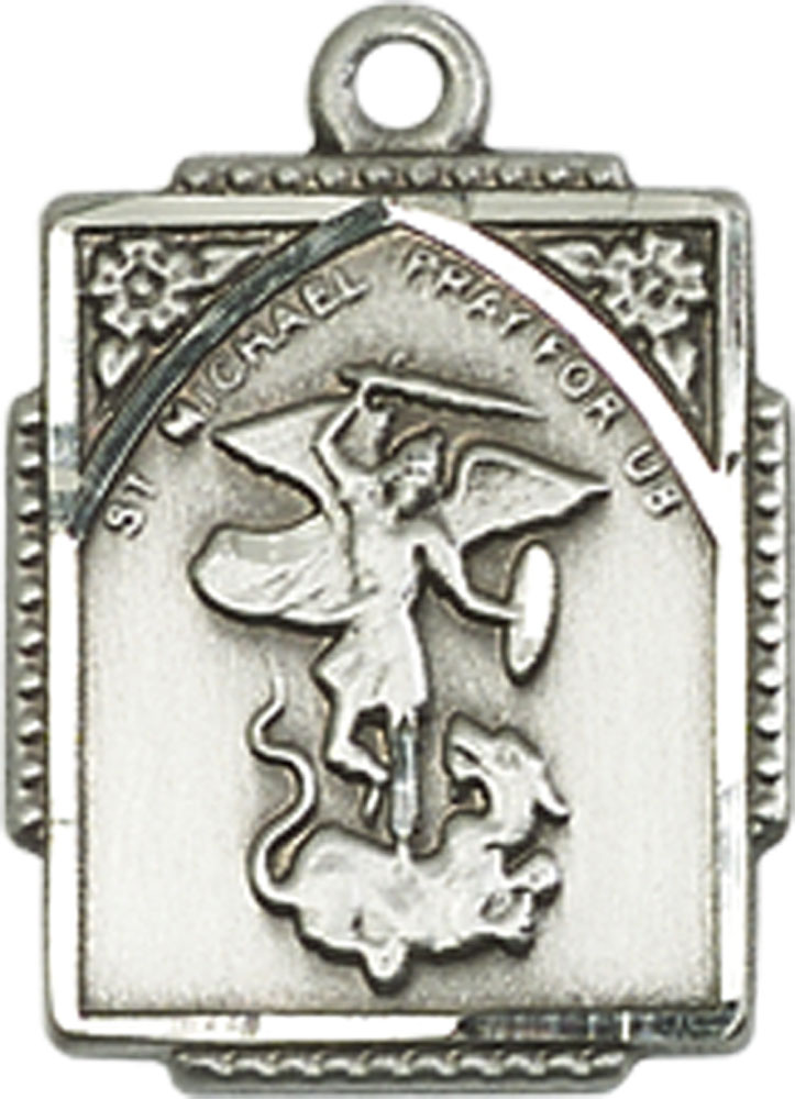 Sterling Silver Saint Michael the Archangel Medal