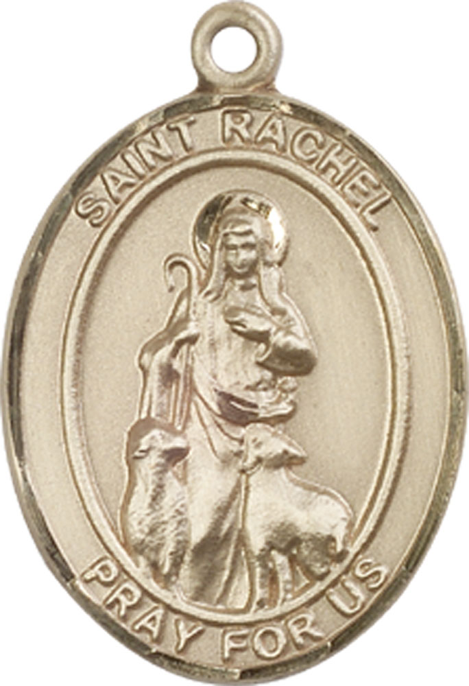 14kt Gold Saint Rachel Medal