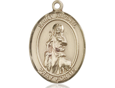 14kt Gold Saint Rachel Medal