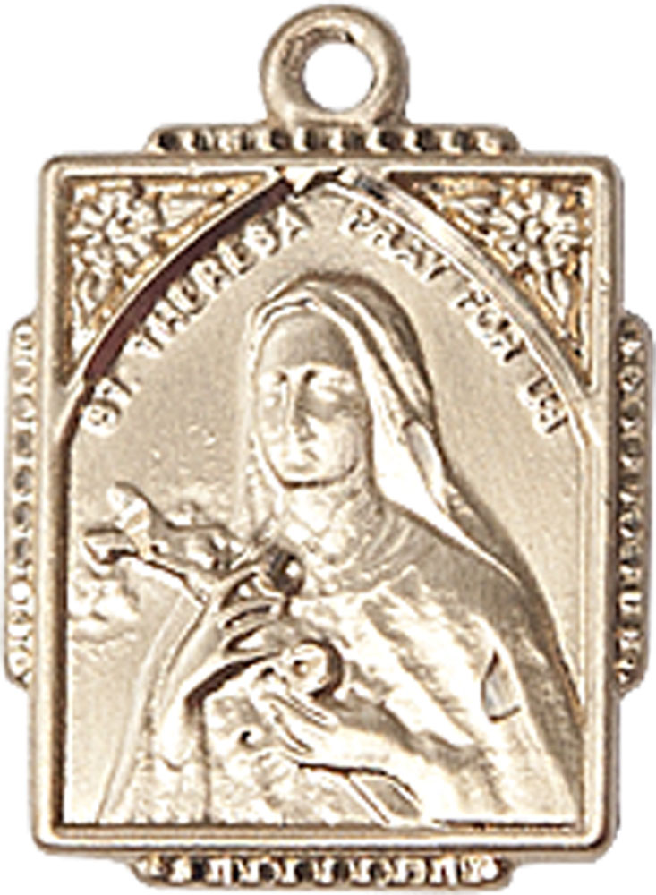 14kt Gold Filled Saint Theresa Medal