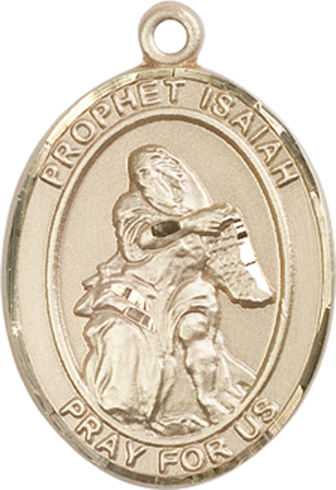 14kt Gold Saint Isaiah Medal