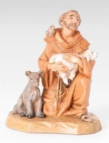 5"St. Francis Nativity Figure - Christmas