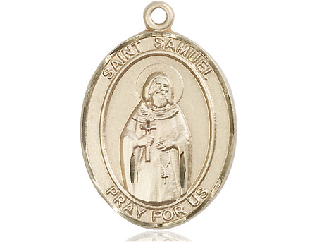 14kt Gold Saint Samuel Medal