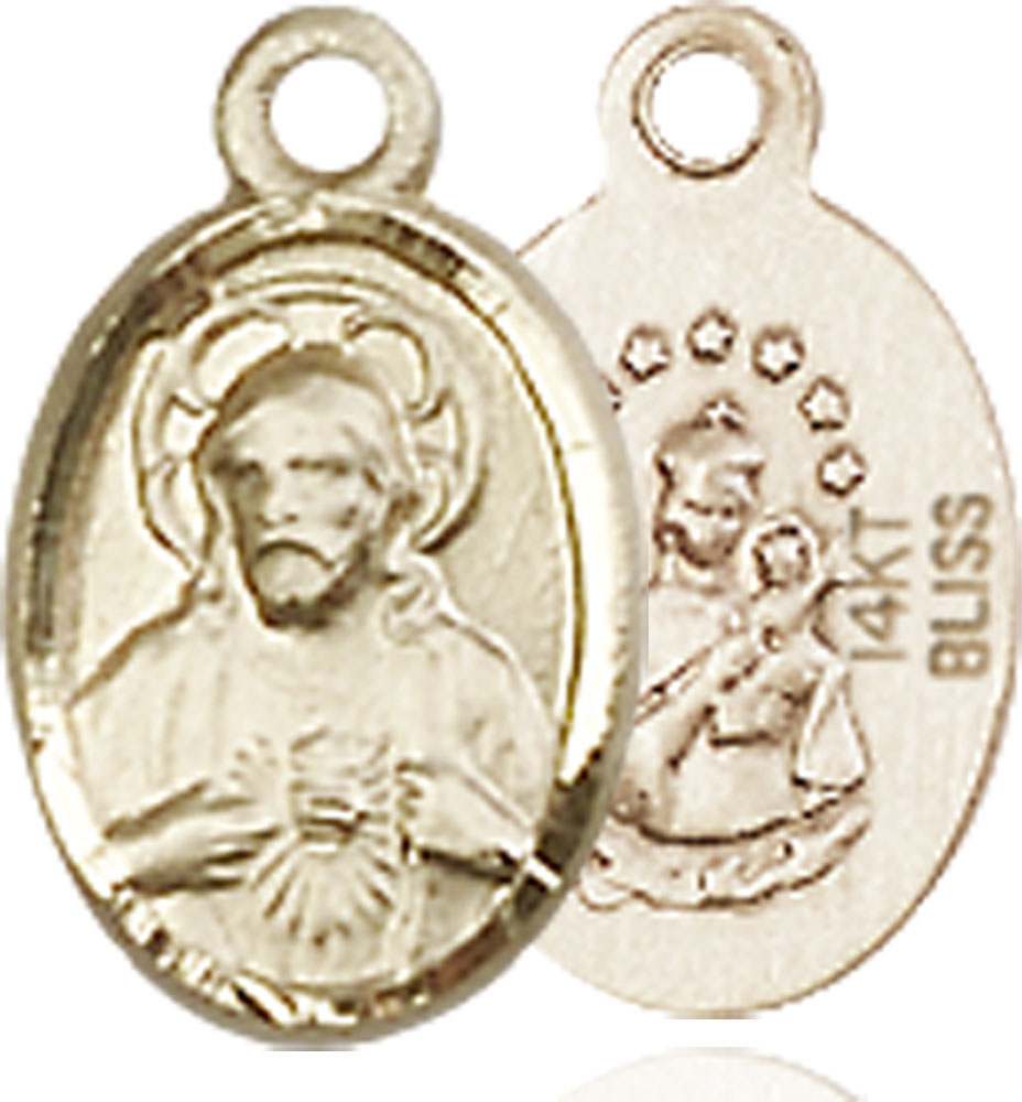 14kt Gold Scapular Medal