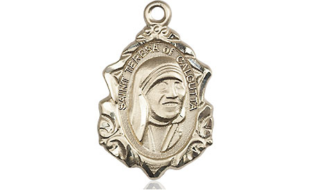 14kt Gold Filled Saint Teresa of Calcutta Medal