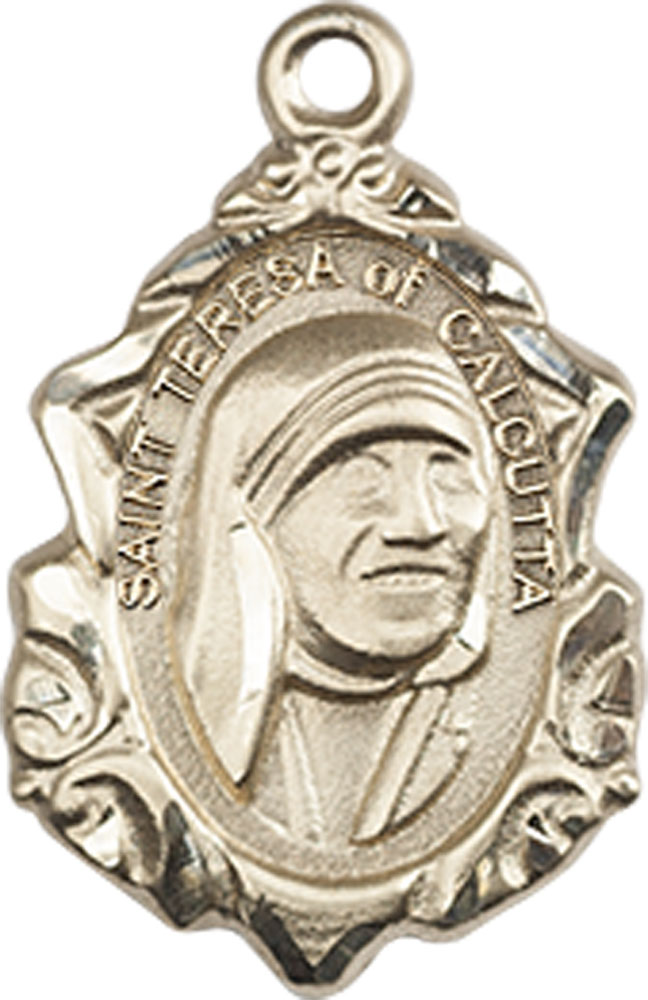 14kt Gold Filled Saint Teresa of Calcutta Medal