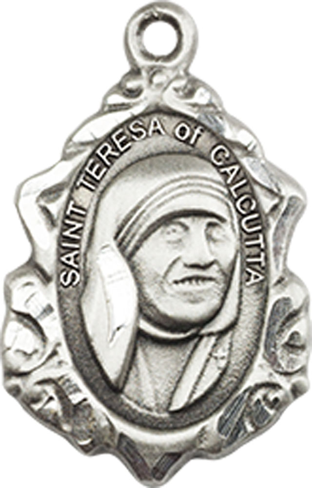 Sterling Silver Saint Teresa of Calcutta Medal