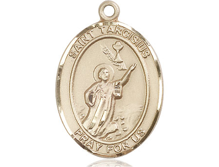 14kt Gold Saint Tarcisius Medal