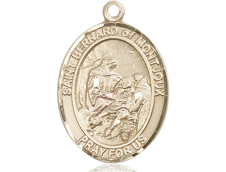 14kt Gold Saint Bernard of Montjoux Medal