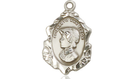 Sterling Silver Saint Elizabeth Ann Seton Medal