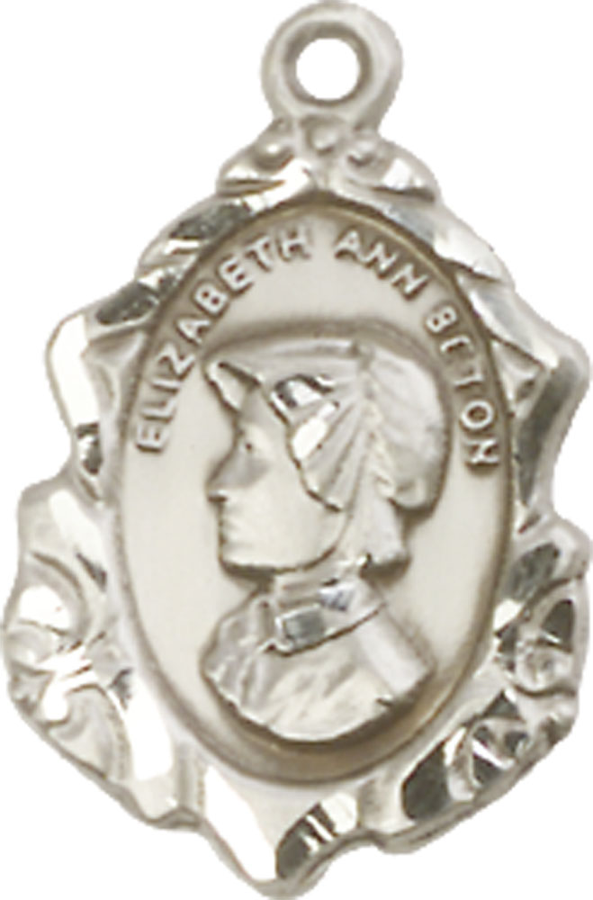 Sterling Silver Saint Elizabeth Ann Seton Medal