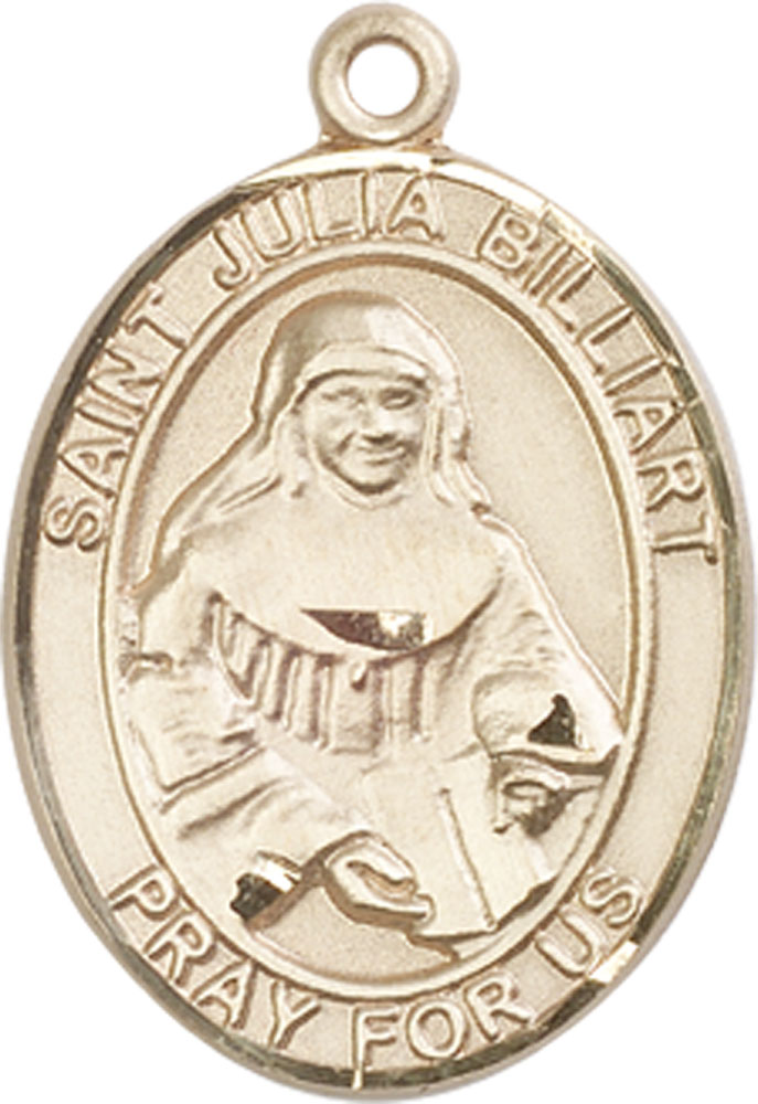 14kt Gold Saint Julia Billiart Medal