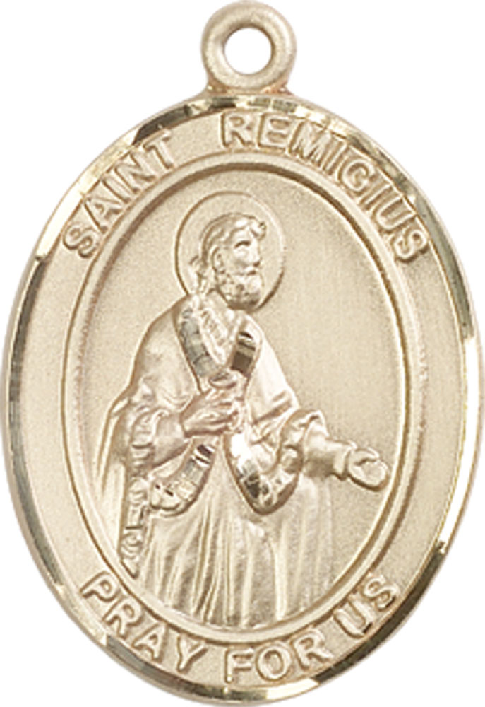 14kt Gold Saint Remigius of Reims Medal