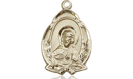 14kt Gold Scapular Medal