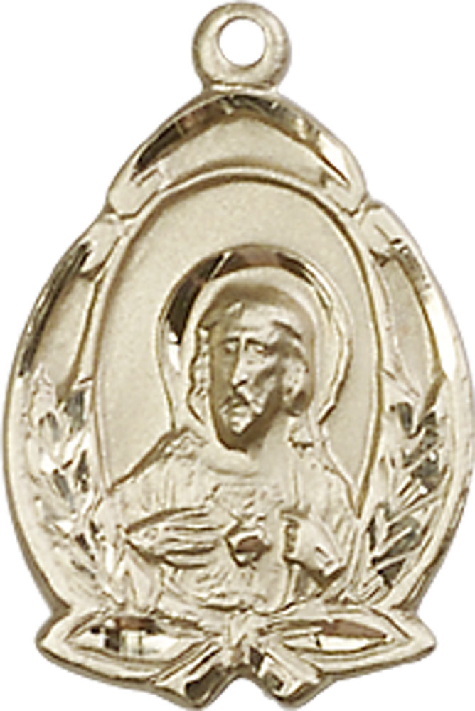 14kt Gold Scapular Medal