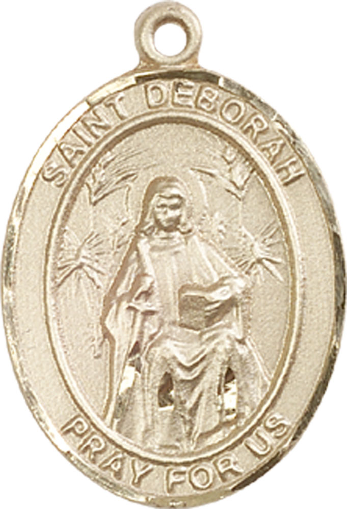 14kt Gold Saint Deborah Medal