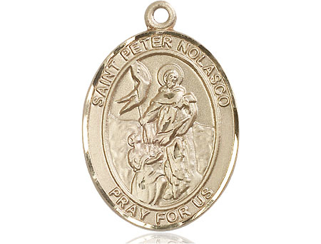 14kt Gold Saint Peter Nolasco Medal