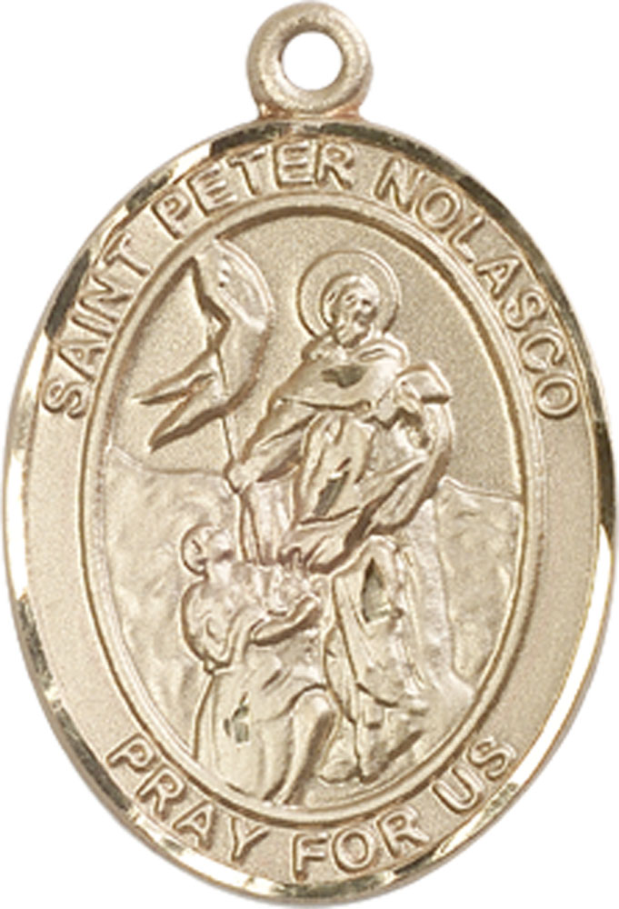 14kt Gold Saint Peter Nolasco Medal