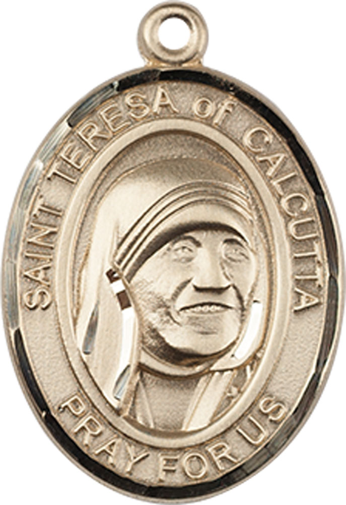 14kt Gold Saint Teresa of Calcutta Medal