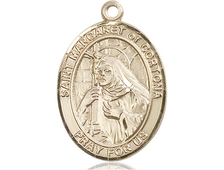 14kt Gold Saint Margaret of Cortona Medal