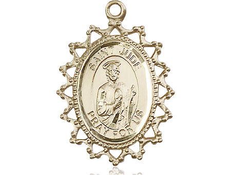 14kt Gold Filled Saint Jude Medal