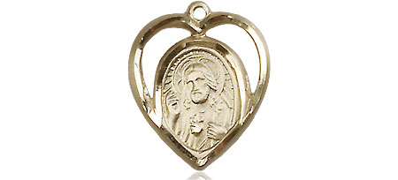 14kt Gold Scapular Medal