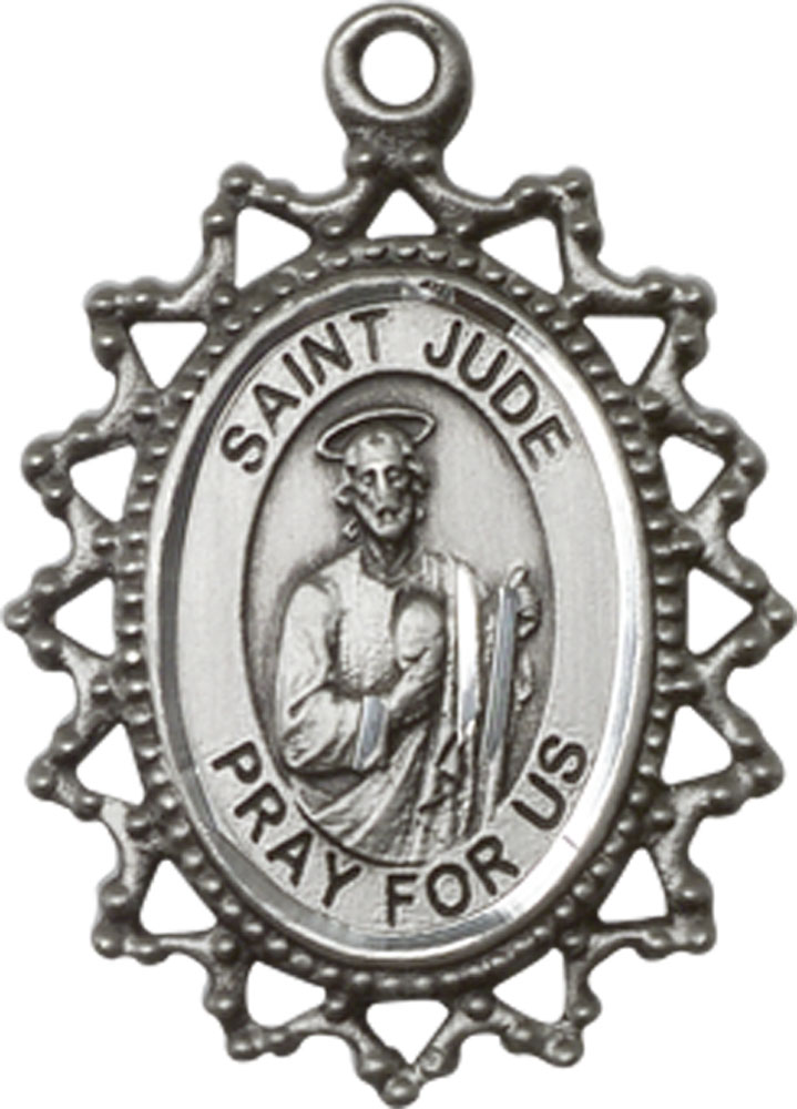 Sterling Silver Saint Jude Medal