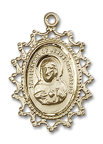 14kt Gold Filled Scapular Medal