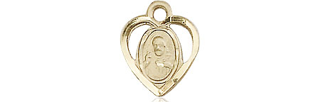 14kt Gold Scapular Medal