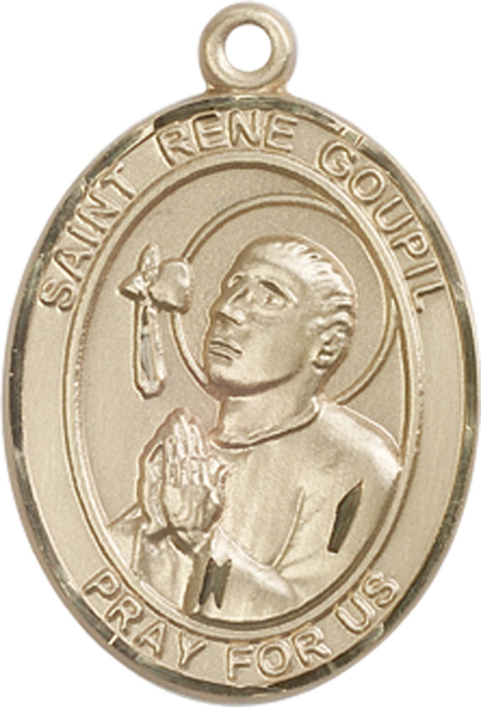 14kt Gold Saint Rene Goupil Medal