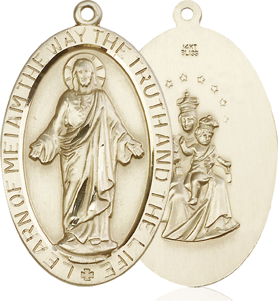 14kt Gold Scapular Medal