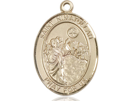 14kt Gold Saint Nimatullah Medal